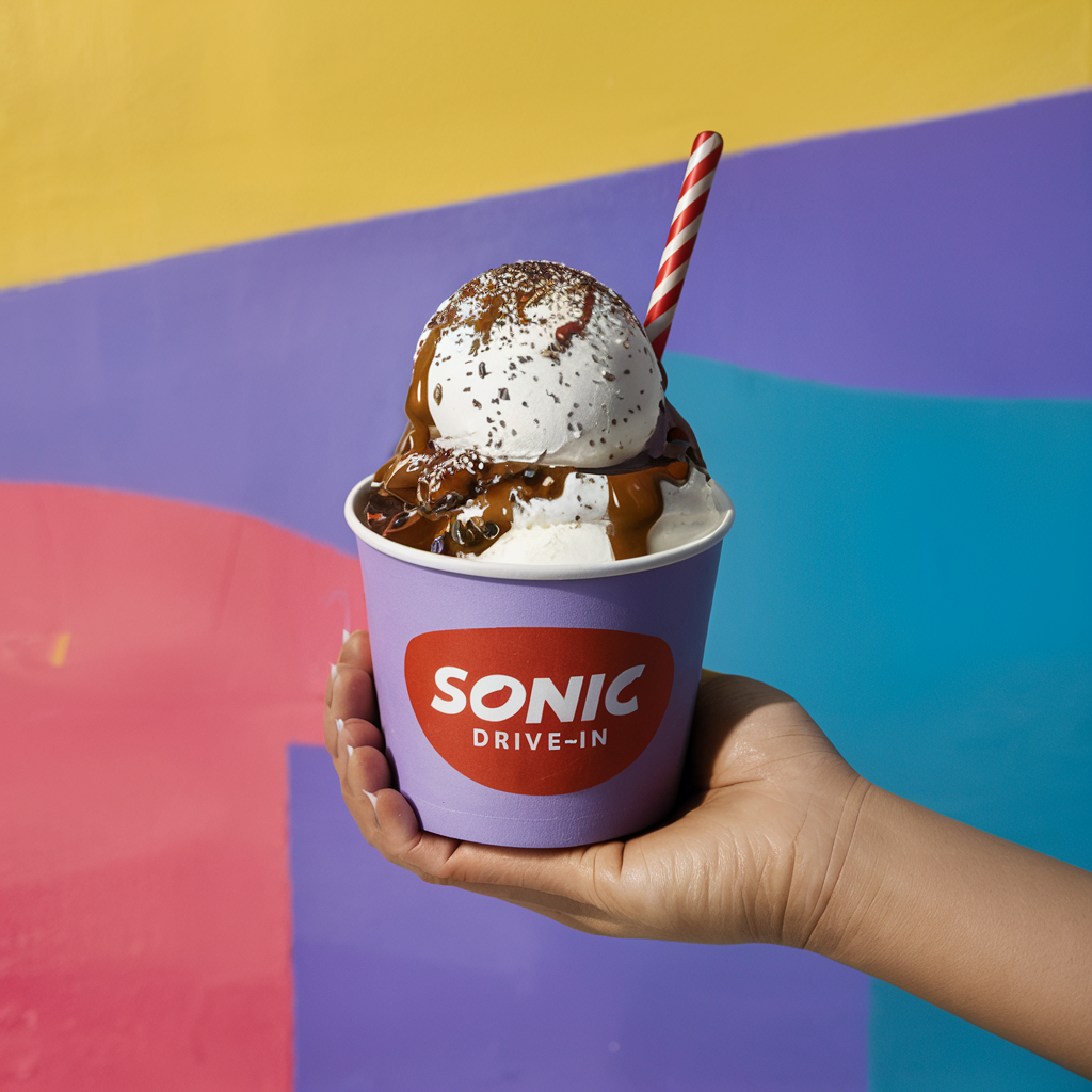 Chocolate Real Ice Cream Sundae