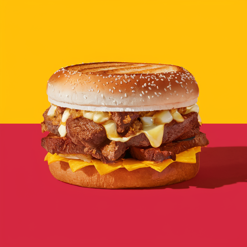 Country Fried Steak Toaster Sandwich